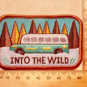 Into The Wild Patch Alexander Supertramp Patch Traveler Patch Nature Patch Bus Patch Forest Patch Traveller Patch image 3