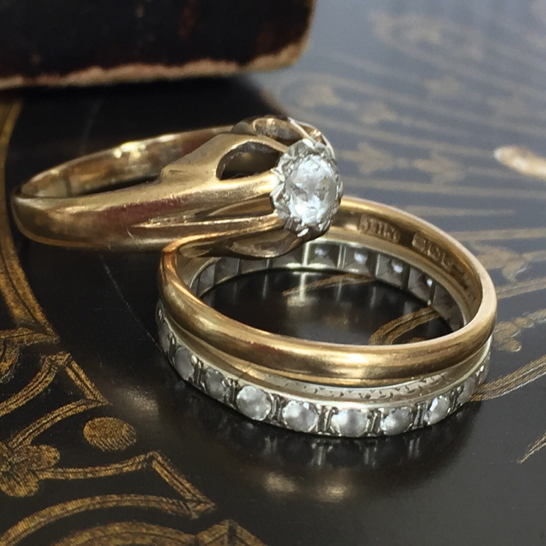 15k Diamond Ring Etsy UK