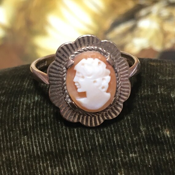 Etsy cameo hotsell ring