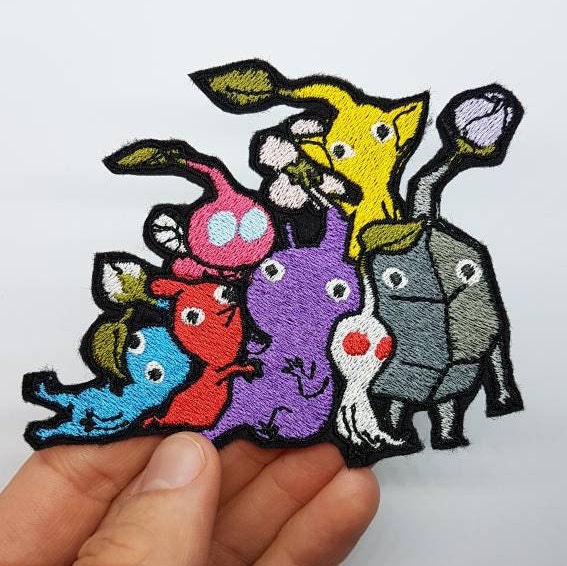 Colored Characters Iron On Patch