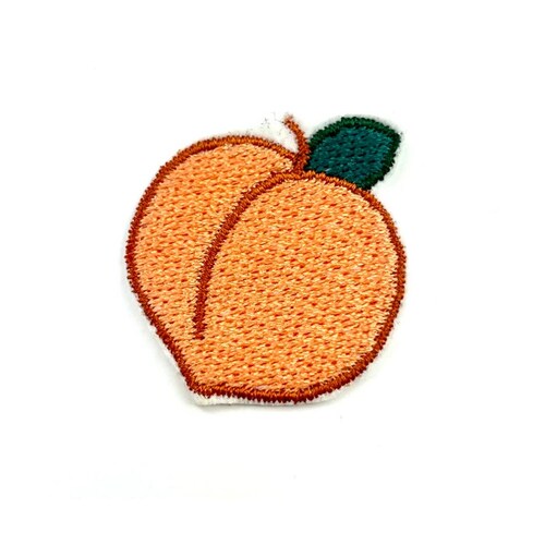 Peach Iron on Patch - Etsy