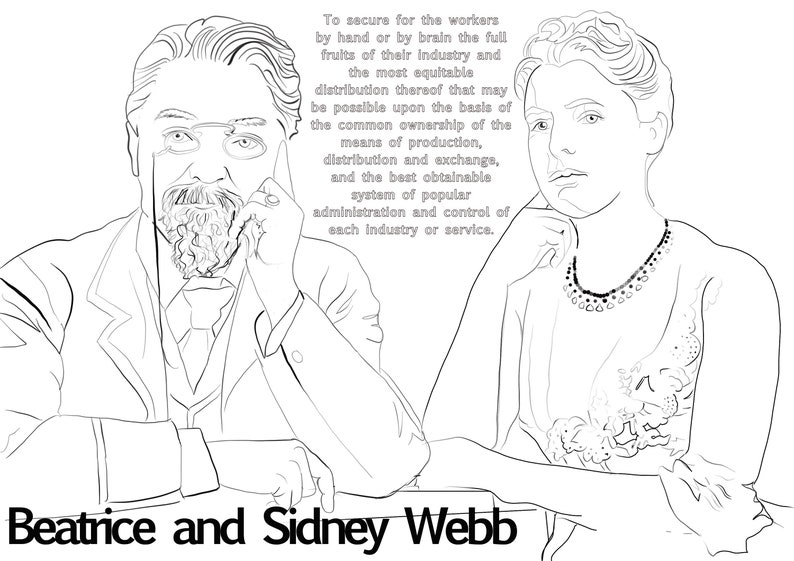 The Socialist Colouring Book instant digital download.