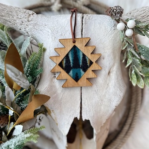 Wood & Wool Ornament