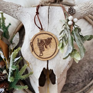 Western Wood Ornament