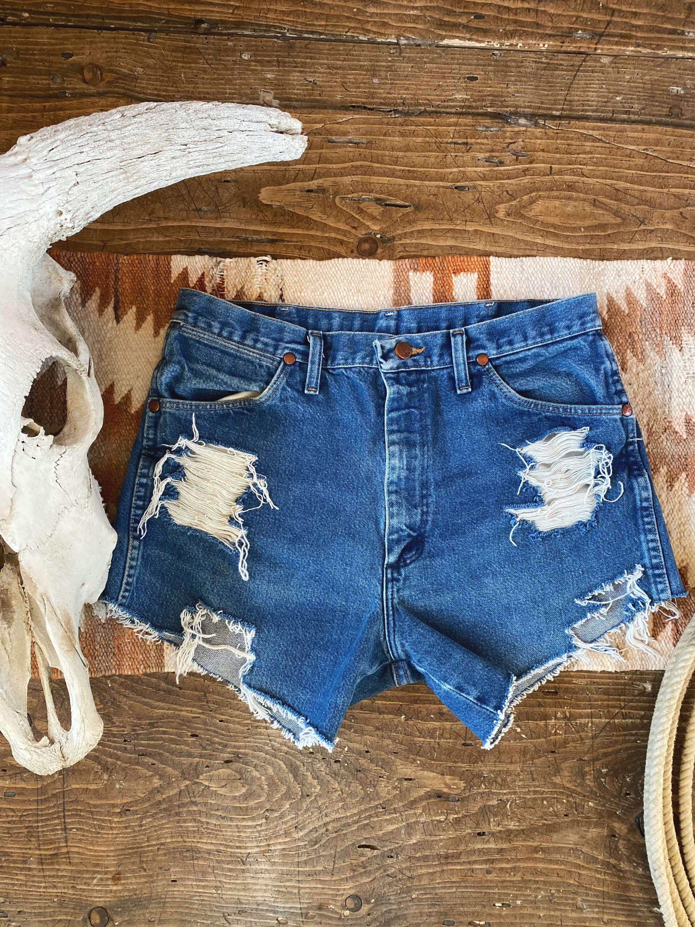 Vintage Wrangler Cut off Shorts Denim 