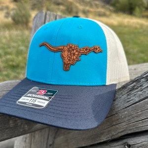 Trucker  hat with leather patch
