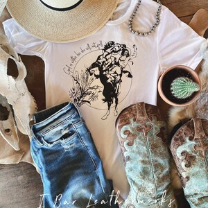 God is within her Cowgirl Tee, western tee, Christian tee, ladies shirt