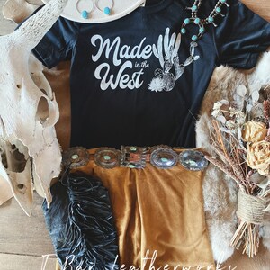 𝑀𝑎𝑑𝑒 𝑖𝑛 𝑡ℎ𝑒 𝑤𝑒𝑠𝑡 T-shirt, western-T-shirt, T-shirt met afbeelding, cowgirl-shirt