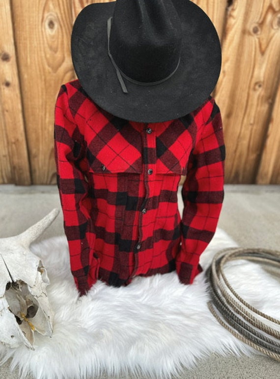 Vintage Mackinaw Filson Buffalo Plaid Flannel Jack