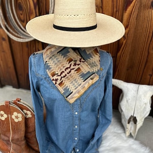 Western Wool & Fleece Cowl