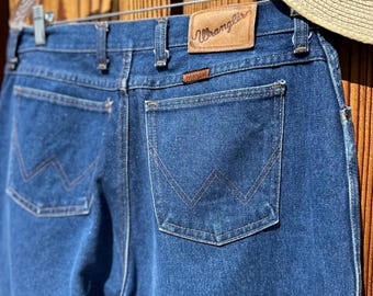 Vaqueros azules vintage Wrangler para hombre