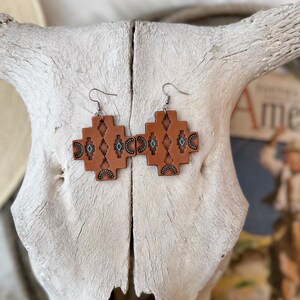 Western Leather Earrings