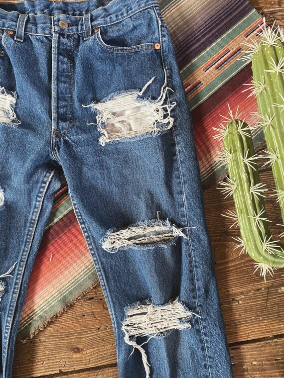 Vintage distressed 501xx Levi Jeans - image 3