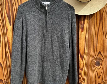 Men’s Wool 3/4 Zip Sweater