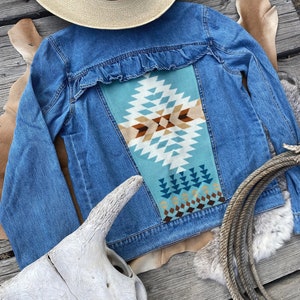 Denim Southwest Wool Jacket