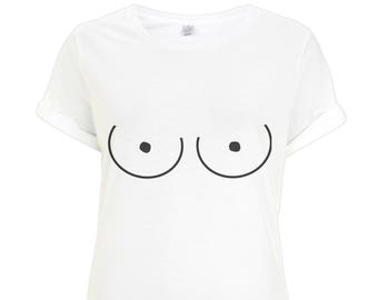 Boob Rolled Sleeve T-Shirt