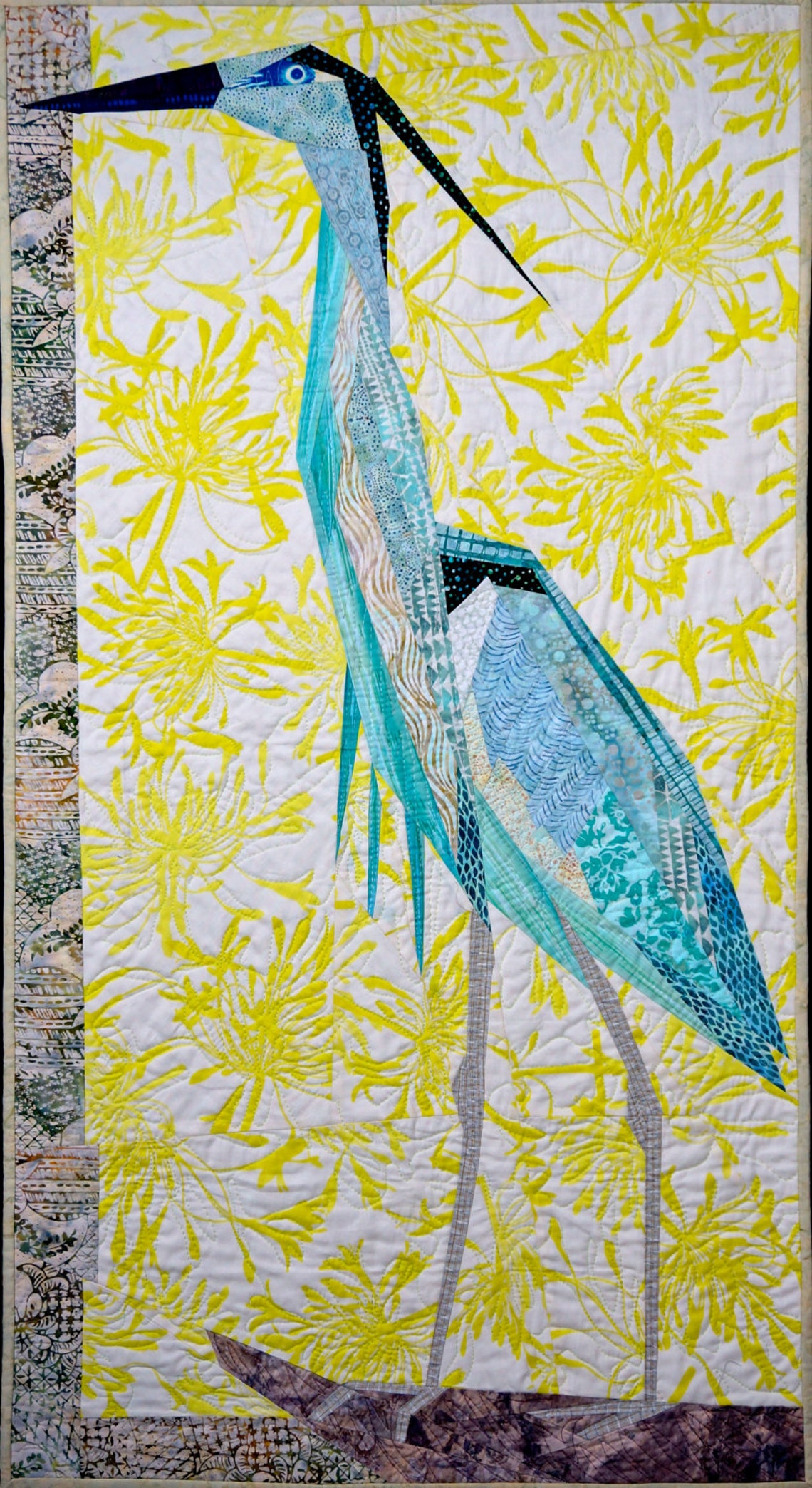 Great Blue Heron Quilt Pattern Etsy