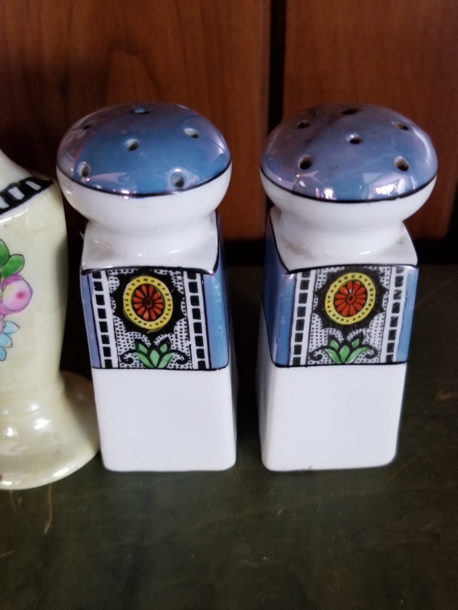 Art Deco Salt and Pepper Shakers Lot Collection 3 Sets Made in Etsy