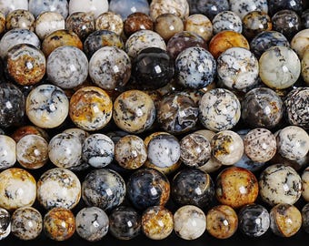 6 MM マルチカラー オーシャン ジャスパー ビーズ グレード AAA 本物の