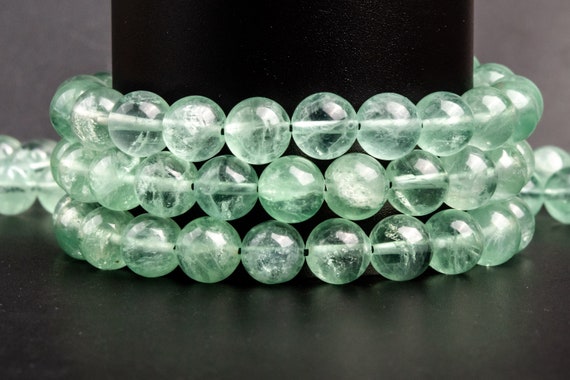 Natural Green Fluorite Gemstone Grade AAA Round 6-7mm 8mm 10mm 12mm Loose Beads