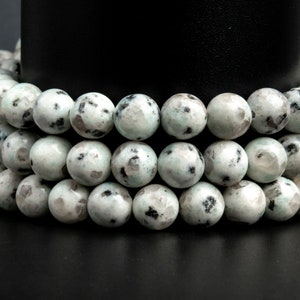 Natural Green Kiwi Jasper Gemstone Grade A Round 4-5mm 5-6mm 8mm 10mm 15mm Loose Beads