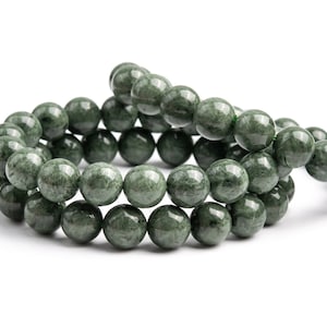 Natural Green Rutilated Quartz Gemstone Grade A Round 7mm 7-8mm 8mm 8-9mm 9mm 9-10mm 10mm 10-11mm 11mm Loose Beads