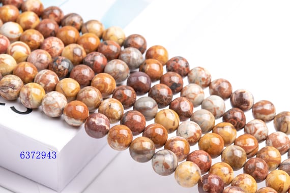 5/10 Strands Natural Multicolor Birdeye Rhyolite Gemstone Grade AAA Round 8mm 10mm Loose Beads