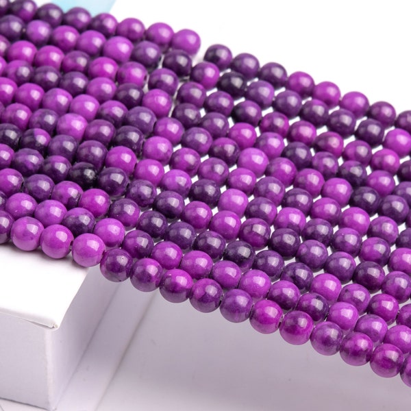 Sugilite Rain Flower Jade Gemstone Grade AAA Round 4mm 6mm 8mm 10mm 11-12mm Loose Beads