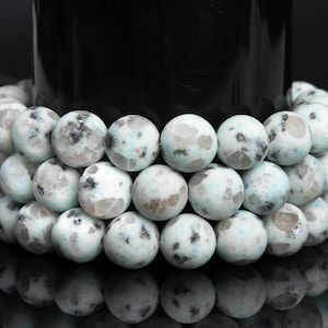Natural Matte Green Kiwi Jasper Gemstone Grade A Round 4mm 6mm 8mm 10mm 15mm Loose Beads