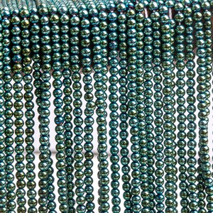 Green Hematite Gemstone Grade AAA Round 3mm 4mm 6mm 8mm 10mm 12mm Loose Beads image 3