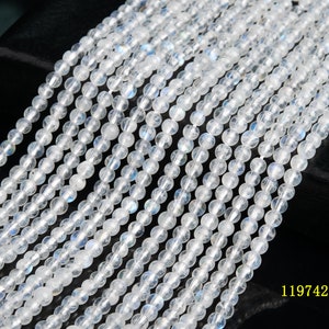 Natural Rainbow Moonstone Gemstone Grade AA Round 3mm 7mm 7-8mm 9mm Loose Beads