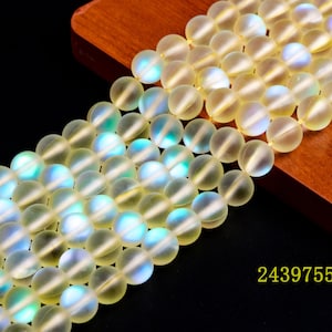 Mystic Aura Quartz Gemstone Grade AAA Round 8mm 10mm Loose Beads