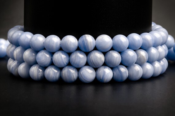 Purple Blue Lace Stone Gemstone Grade Round 6mm 8mm 10mm Loose Beads