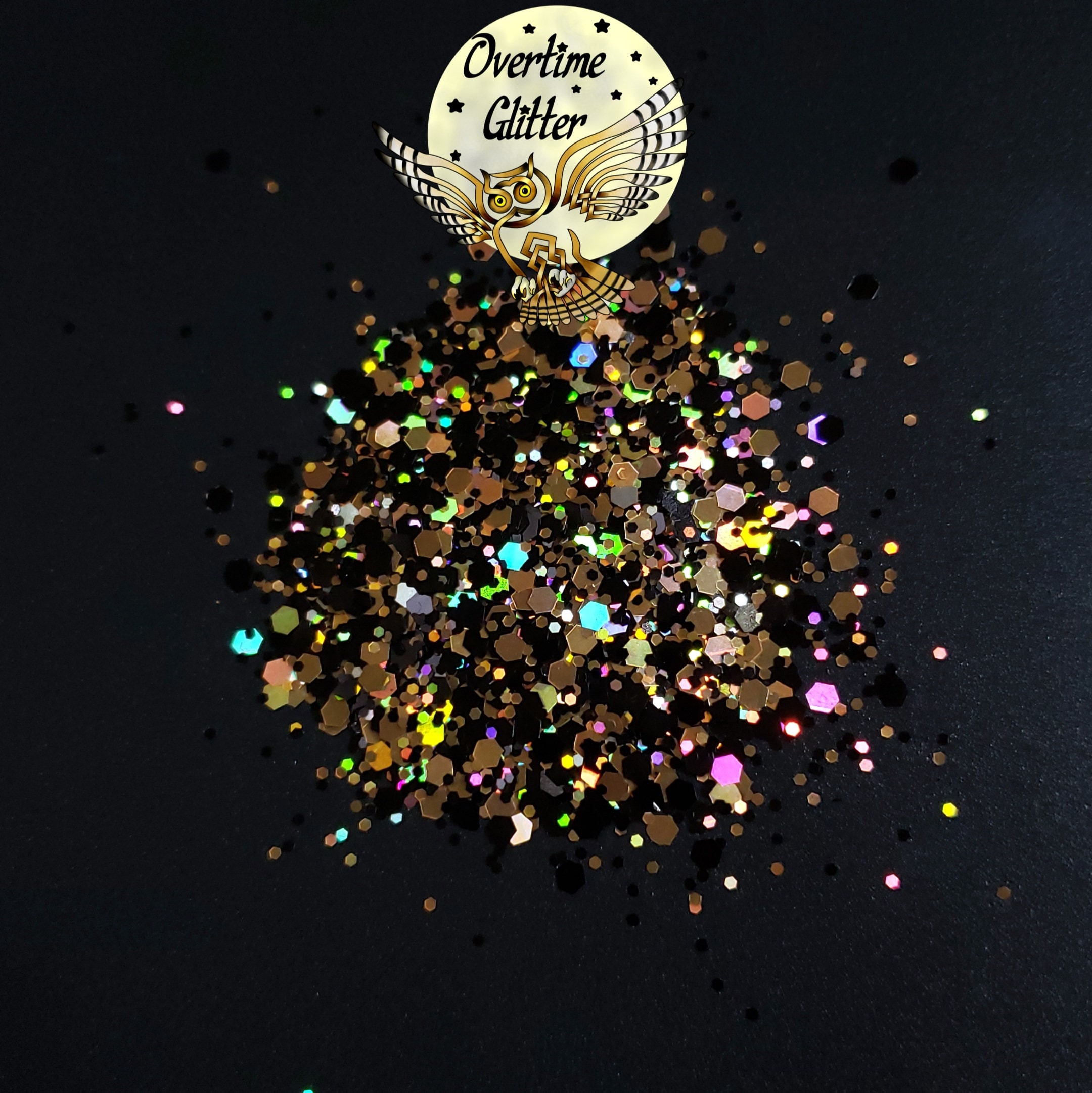 Jack O'lantern Chunky Holographic Mix,  Glitter, Nail Deco, Resin…