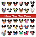 Mickey and Minnie Mix and Match Disney Mickey Ears Custom Magnets for Disney Cruise Door ~ Choose your character and size-Price per magnet
