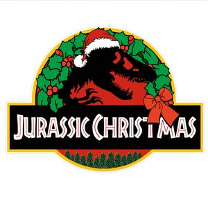Custom order - Jurassic Park 30&quot; x 40&quot; Christmas logo on Banner for Philip
