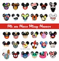 Mickey and Minnie Mix and Match Disney Mickey Ears Custom Magnets for Disney Cruise Door ~ Choose your character and size-Price per magnet
