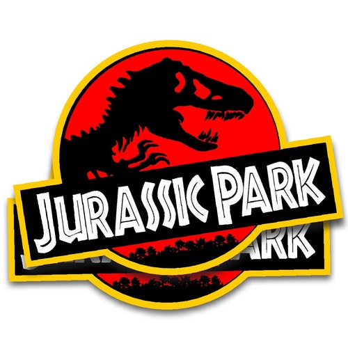 Jurassic Park Movie Decals or Magnets Pair 2 Permanent or - Etsy