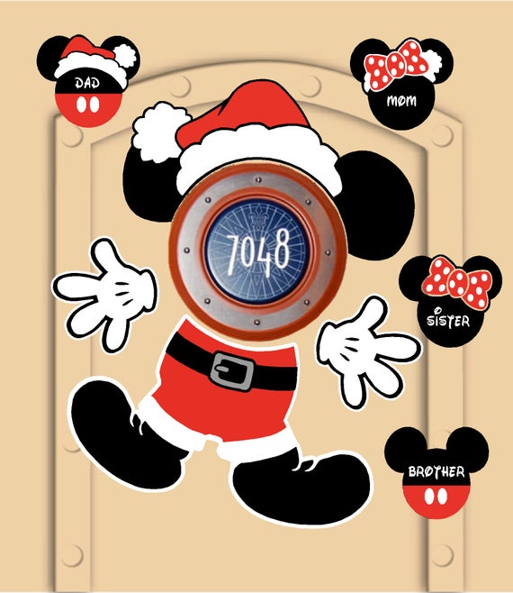 disney cruise christmas door magnets