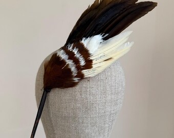 Antique Large Millinery Feather Piece