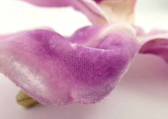 1930s Orchid Corsage | Pink Ombré Velvet Petals |… - image 4