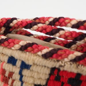 19th Century Reticule | Ornate Ombré Chenille Silk Tassels Red Wool ...