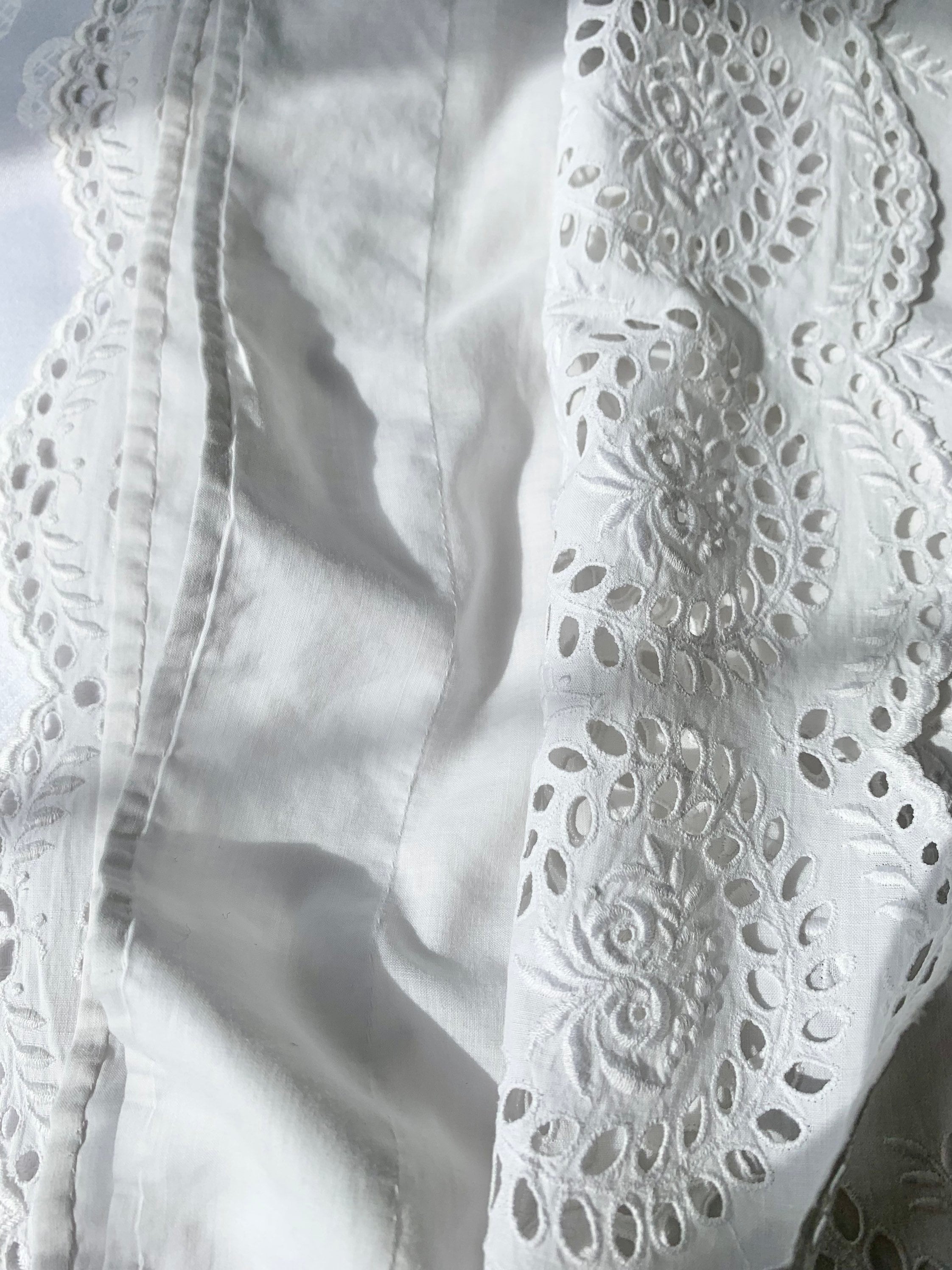 1920s White Cotton Slip Petticoat Night Dress Broderie - Etsy UK