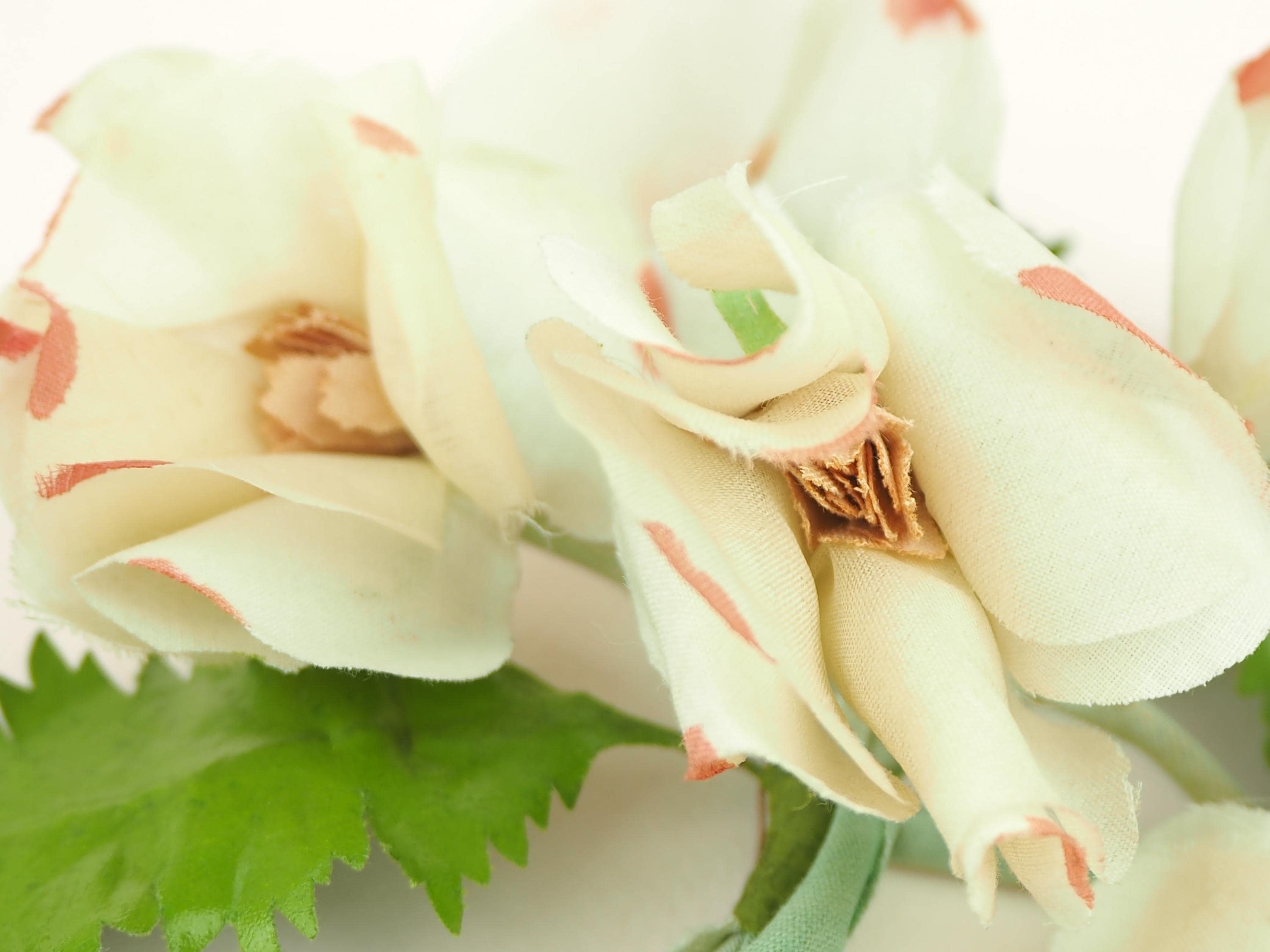 Vintage Corsage | Hand Painted Flower Spray | Millinery Hat Dress