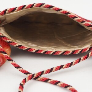 19th Century Reticule | Ornate Ombré Chenille Silk Tassels Red Wool ...