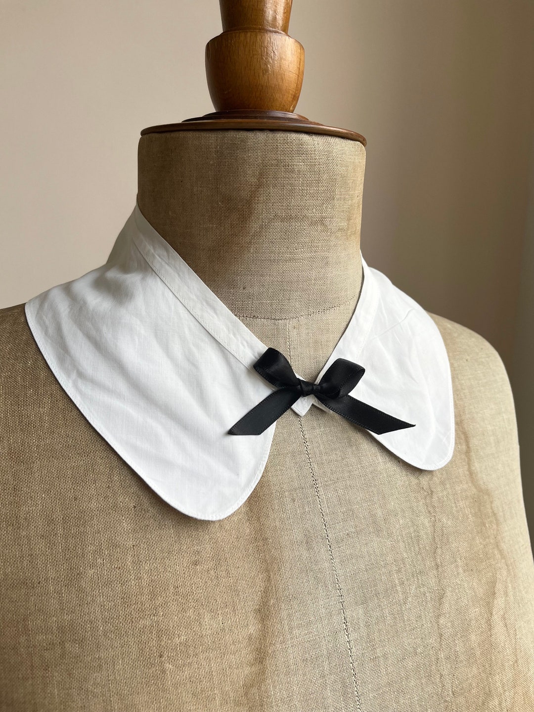 1920s Collar | Soft White Cotton | Antique Clothing Fashion | Period ...
