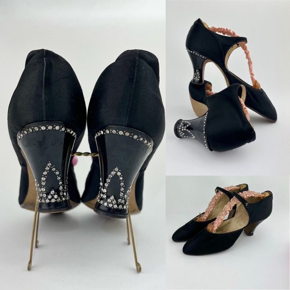 Bellissime scarpe da ballo della fine degli anni '20 taglia 4 circa del  Regno Unito -  Italia