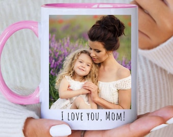 Custom Photo Coffee Mug, Custom Mug Gift for Mom/Dad, Anniversary Gift for Her/Him, Valentine's day gifts , Mug with Picture, Birthday Gift