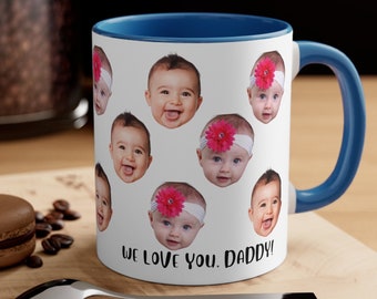 Custom Baby Face Mug, Personalized Baby Face Mug, Face on mug, Father's Day Gift, Mother's Day Gift, Funny Gift Ideas