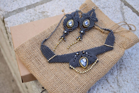 Etsy macrame best sale jewelry